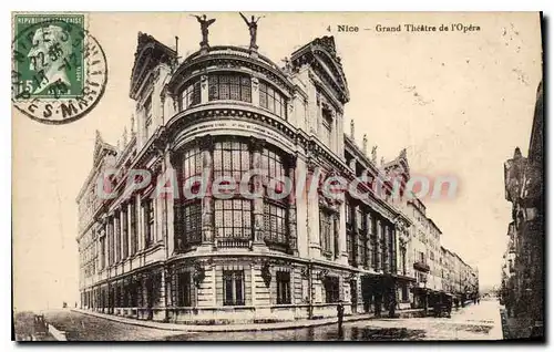 Cartes postales Nice Grand Theatre De I'Opera