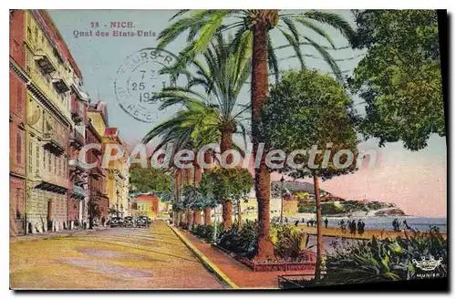 Cartes postales Nice Quai Des Etats Unts