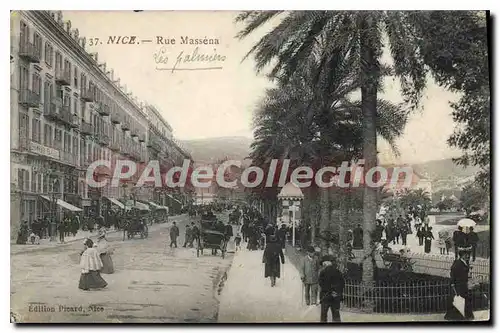 Cartes postales Nice Rue Massena