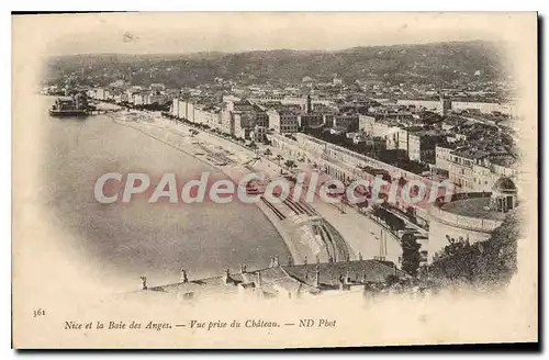 Cartes postales Nice Et La Baie Des Anges Vue Prise Du Ch�teau