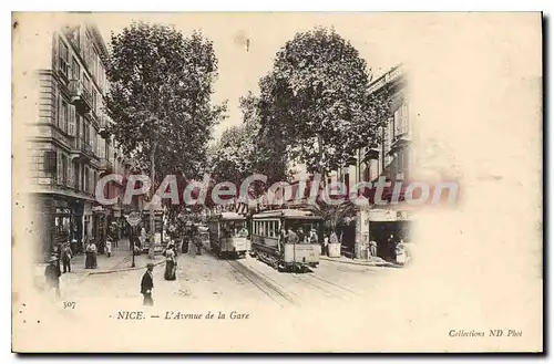 Cartes postales Nice L'Avenue De La Gare