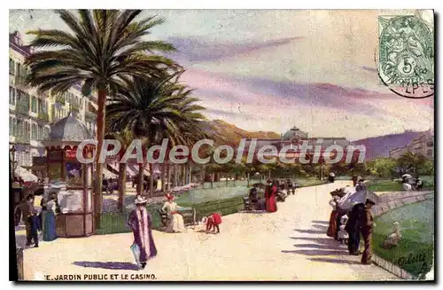 Cartes postales Nice Jardin Public Et Le Casino