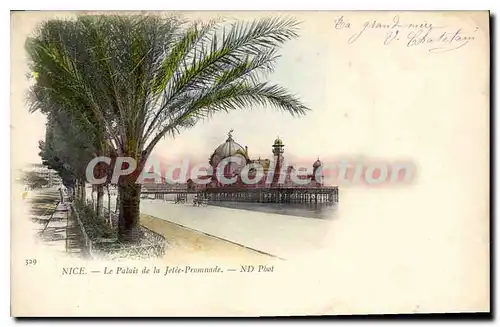 Cartes postales Nice Le Palais De La Jetee Promenade