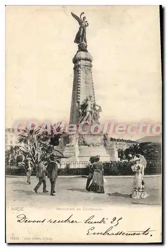 Cartes postales Nice Monument Du Centenaire