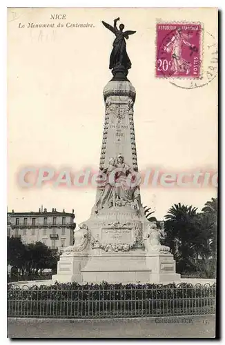 Cartes postales Nice Le Monument Du Centenaire