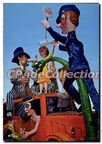 Cartes postales moderne Nice Carnaval Chicago 1925 Pignataro