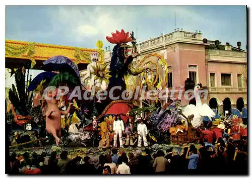 Cartes postales moderne Nice Carnaval centenaire Chantecler 1938