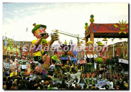 Cartes postales moderne Nice Carnaval Boire Rire Et Manger