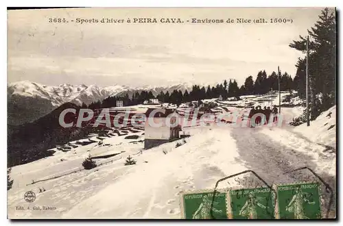 Cartes postales Peira Cava environs de Nice route