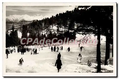 Cartes postales Peira Cava Sports D'Hiver ski luge