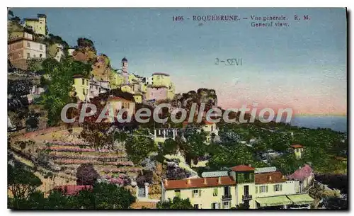 Cartes postales Roquebrune Vue Generale