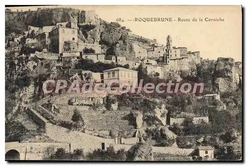 Cartes postales Roquebrune Route De La Corniche