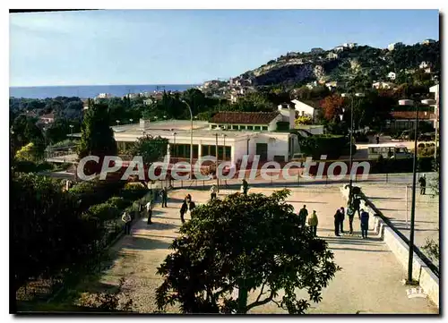 Cartes postales moderne Roquebrune Cap Martin Jeux De Boules Et Les restaurants PTT