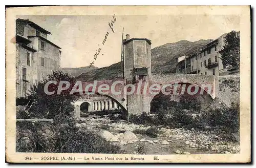 Cartes postales SOSPEL vieux pont sur la Bevera