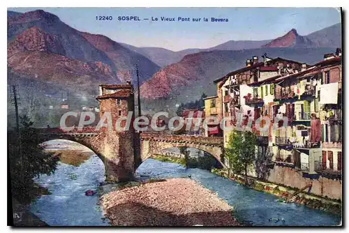 Cartes postales SOSPEL vieux pont sur la Bevera