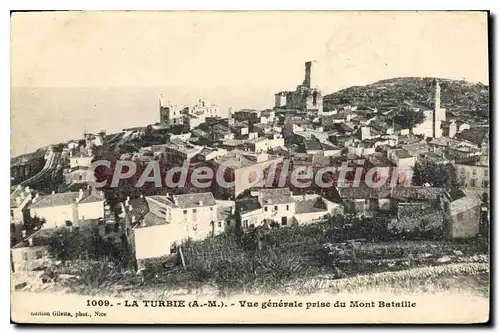 Cartes postales LA TURBIE vue g�n�rale prise du Mont Bataille