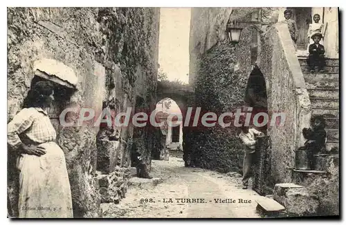 Cartes postales LA TURBIE vieille rue