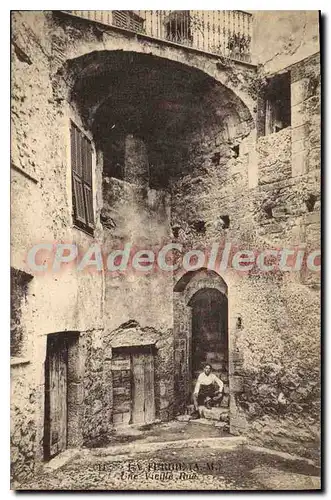 Cartes postales LA TURBIE vieille rue