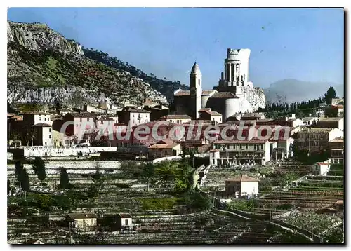 Cartes postales moderne LA TURBIE vue g�n�rale et troph�e d'Auguste