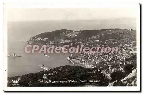 Cartes postales VILLEFRANCHE-sur-MER vue g�n�rale