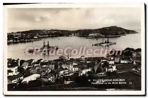 Ansichtskarte AK VILLEFRANCHE-sur-MER panorama vu du Mont Boron