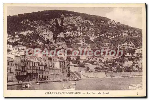 Cartes postales VILLEFRANCHE-sur-MER le port de sant�