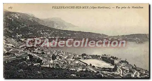 Ansichtskarte AK VILLEFRANCHE-sur-MER panorama vu du Montalban