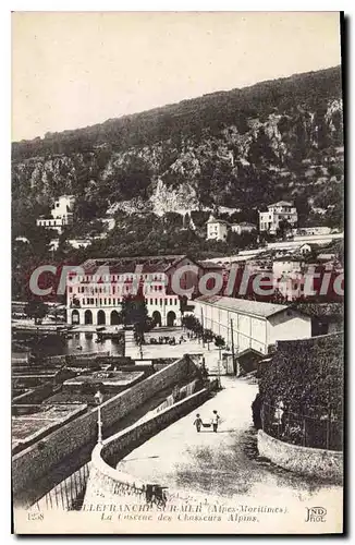 Ansichtskarte AK VILLEFRANCHE-sur-MER caserne des chasseurs alpins