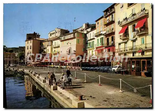 Moderne Karte VILLEFRANCHE-sur-MER quai Courbet