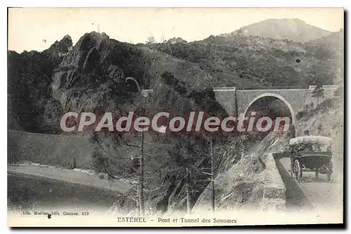 Cartes postales ESTEREL pont et tunnel des Saoumes