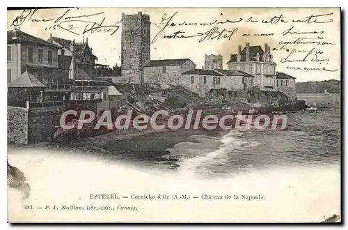 Cartes postales ESTEREL corniche d'or ch�teau de la napoule