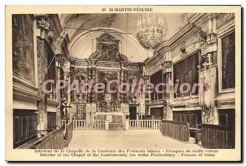 Ansichtskarte AK SAINT-MARTIN-VESUBIE int�rieur de la chapelle