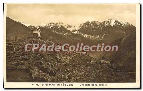 Cartes postales SAINT-MARTIN-VESUBIE chapelle de la trinit�