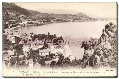 Cartes postales THEOULE ESTEREL corniche d'or