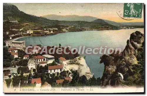 Cartes postales ESTEREL corniche d'or panorama de Th�oule