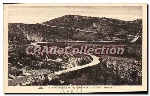 Cartes postales EZE route de la grande corniche