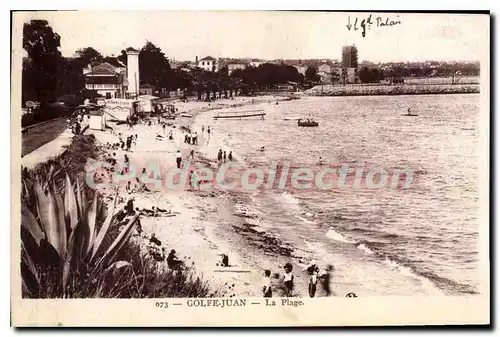 Cartes postales GOLFE JUAN la plage