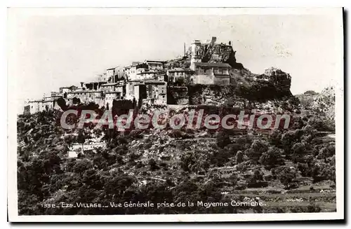 Cartes postales EZE vue g�n�rale prise de la moyenne corniche