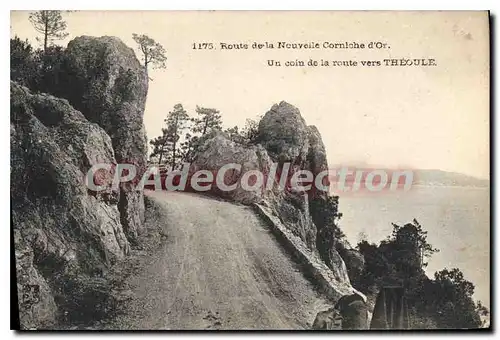 Cartes postales route de la nouvelle corniche d'or THEOULE