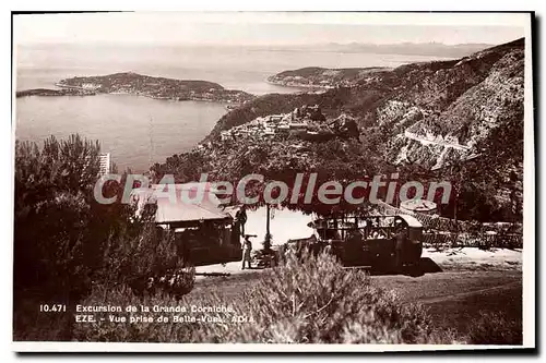 Cartes postales EZE grande corniche prise de Belle-Vue