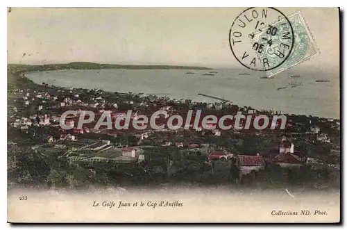 Cartes postales GOLFE JUAN et Cap d'Antibes