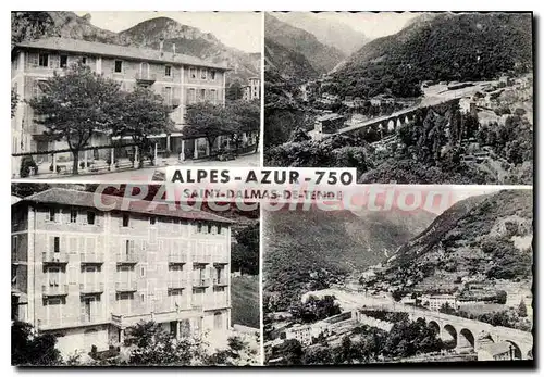 Cartes postales SAINT-DALMAS-DE-TENDE vues g�nrales maison de repos ALPES-AZUR 750