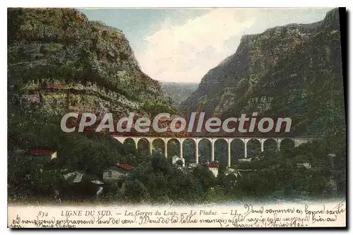 Cartes postales GORGES du LOUP viaduc