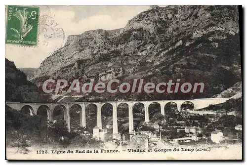 Cartes postales GORGES du LOUP viaduc