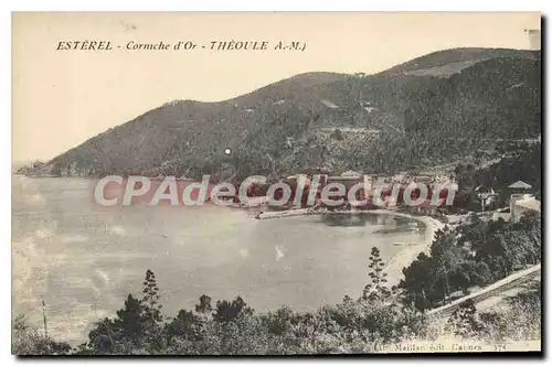 Cartes postales ESTEREL corniche d'or THEOULE