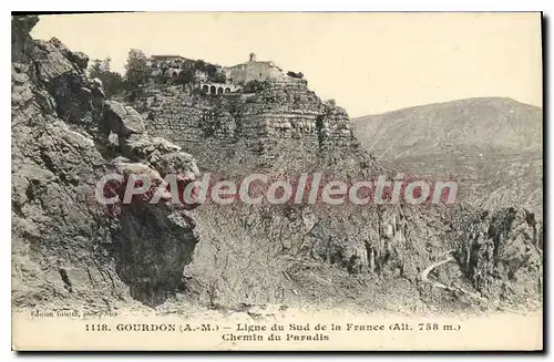 Cartes postales GOURDON chemin du paradis