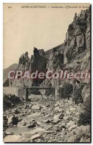 Cartes postales GUILLAUMES passerelle de SAUZE