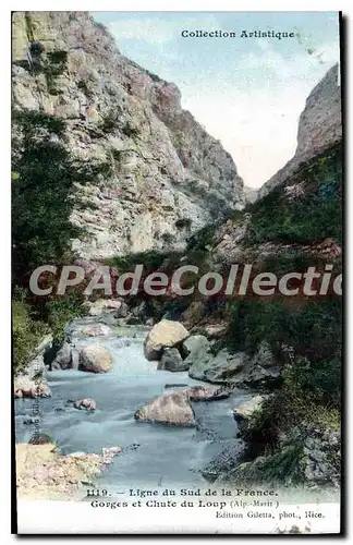 Cartes postales GORGES et Chute DU LOUP