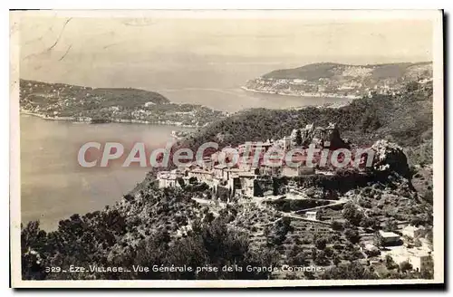 Cartes postales EZE village vue g�n�rale prise de la grande corniche