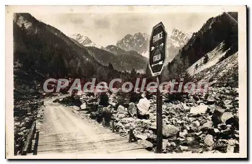 Cartes postales SAINT-MARTIN-VESUBIE route du Bor�on fronti�re franco-italienne